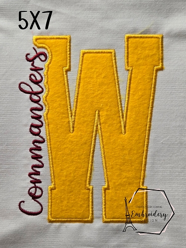 11 Cut out Applique Design - 5X7